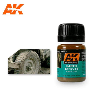 AK Interactive AK017 Weathering Earth Effects Enamel 35mL